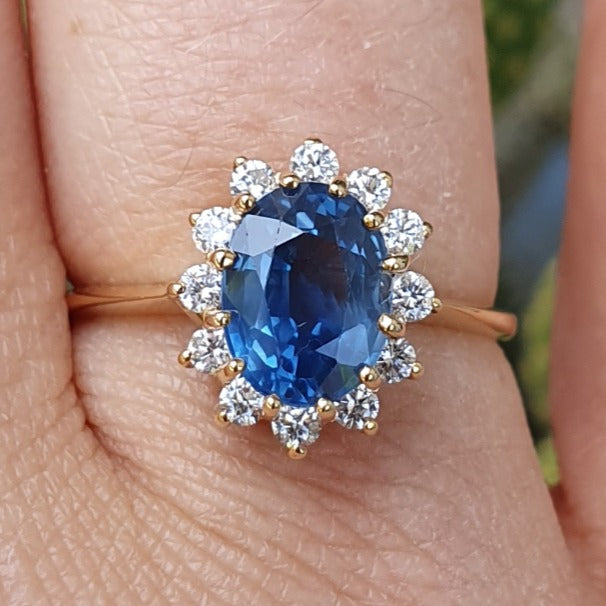 Oval Sapphire Princess collection